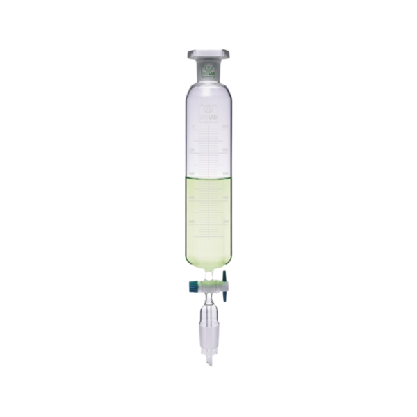 ISOLAB - Damlatma Hunisi - Cam - Silindirik - Dereceli - Ptfe Musluklu - 1000 ml