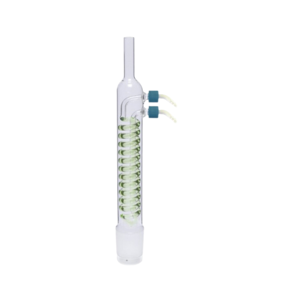ISOLAB - Soğutucu- Dimroth - Soxhlet İçin - 100/250 ml - Erkek Şilif : NS 45/40 - P.P Yan Kol