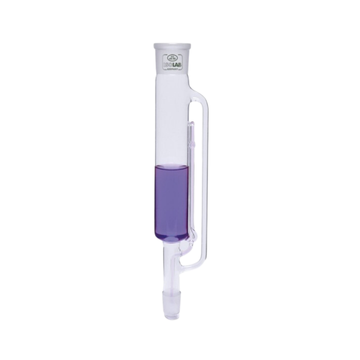ISOLAB - Ekstraktör - Soxhlet - Musluksuz - Erkek Şilif : NS 29/32 - Dişi Şilif : NS 29/32 - 30 ml