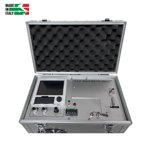 PCF Elettronica Mod 2001C Portatif FID TOC-THC-VOC Analizörü