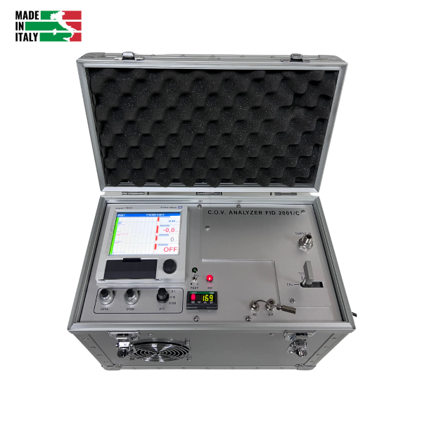 PCF Elettronica Mod 2001C Portatif FID TOC-THC-VOC Analizörü