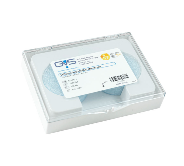 GVS Cellulose Acetate (CA) Membrane Filtre - 0.45 μm - 47 mm - 100 Adet/Paket